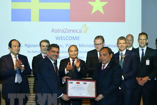 Thủ tướng thăm tập đoàn dược phẩm hàng đầu Thụy Điển AstraZeneca