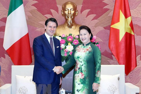 Chủ tịch Quốc hội Nguyễn Thị Kim Ngân hội kiến Thủ tướng Italy Chủ tịch Quốc hội Nguyễn Thị Kim Ngân hội kiến Thủ tướng Italy