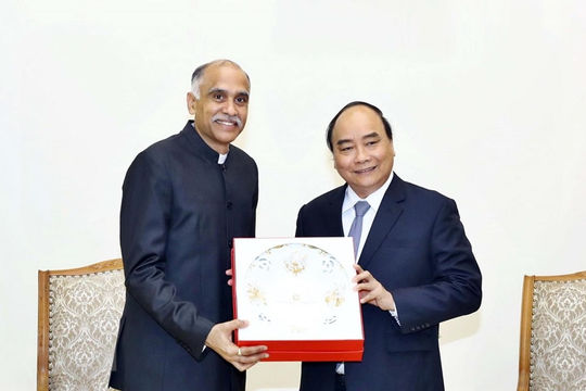 Thủ tướng đề nghị thúc đẩy hợp tác thương mại Việt Nam-Ấn Độ