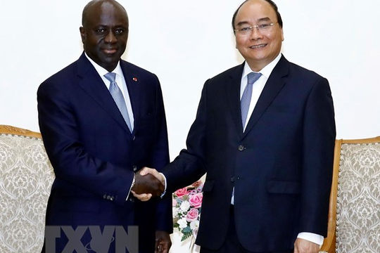 Thủ tướng Nguyễn Xuân Phúc tiếp Bộ trưởng Ngoại giao Côte d'Ivoire