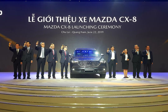 Thaco giới thiệu mẫu xe SUV 7 chỗ Mazda CX-8