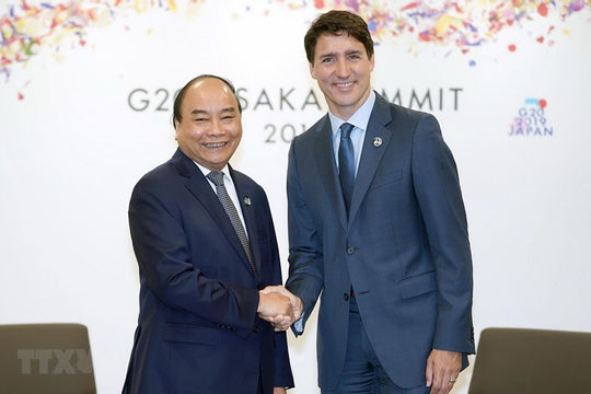 Thủ tướng Nguyễn Xuân Phúc gặp gỡ song phương các lãnh đạo thế giới