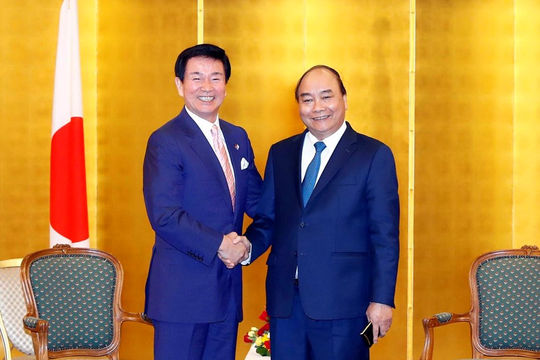 Hình ảnh Thủ tướng tiếp các quan chức, lãnh đạo doanh nghiệp Nhật Bản Hình ảnh Thủ tướng tiếp các quan chức, lãnh đạo doanh nghiệp Nhật Bản