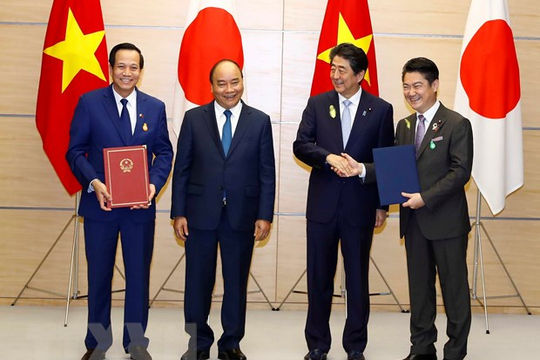 Việt-Nhật trao đổi bản hợp tác tiếp nhận lao động kỹ năng đặc định
