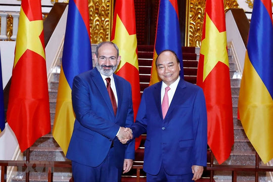 Thủ tướng Cộng hòa Armenia kết thúc chuyến thăm chính thức Việt Nam