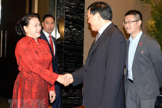 Hình ảnh hoạt động của Chủ tịch Quốc hội trong chuyến thăm Trung Quốc