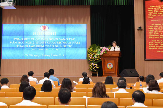 61 tác phẩm đạt giải Cuộc vận động sáng tác văn học nghệ thuật chào mừng kỷ niệm 25 năm Ngày thành lập Kiểm toán Nhà nước