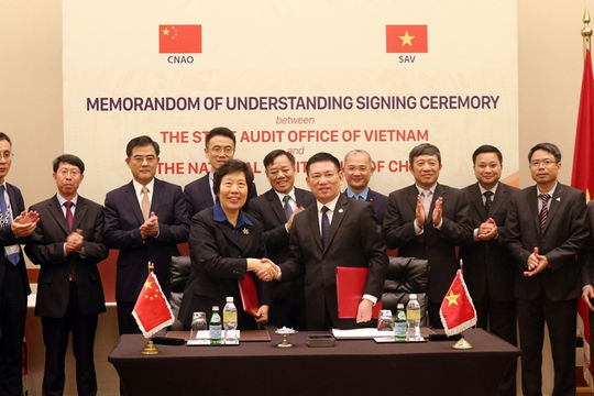 Kiểm toán Nhà nước Việt Nam ký Bản ghi nhớ hợp tác với Kiểm toán Nhà nước Trung Quốc