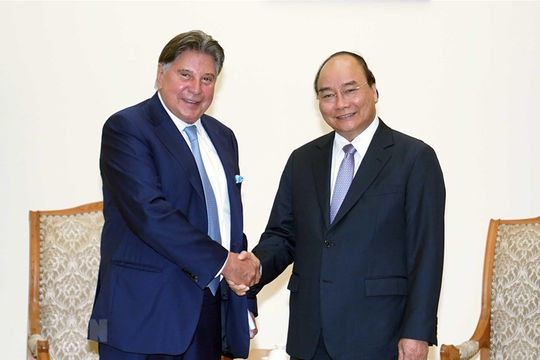 Thủ tướng Nguyễn Xuân Phúc tiếp Chủ tịch Tập đoàn TTI