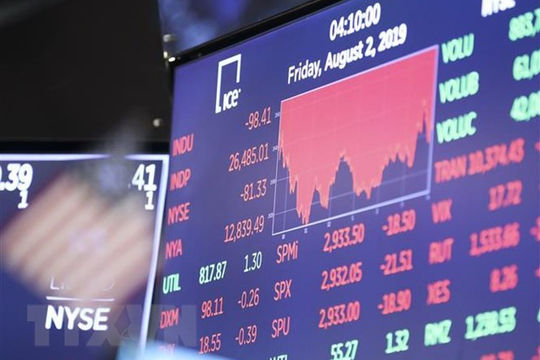 Chứng khoán lao dốc do cuộc chiến thương mại Mỹ-Trung leo thang