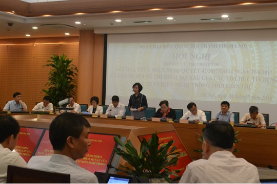 Nhiều chuyển biến tích cực trong xử lý nợ xấu trên địa bàn TP Hà Nội