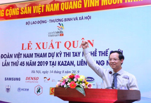 Đoàn Việt Nam xuất quân tham dự Kỳ thi tay nghề thế giới lần thứ 45