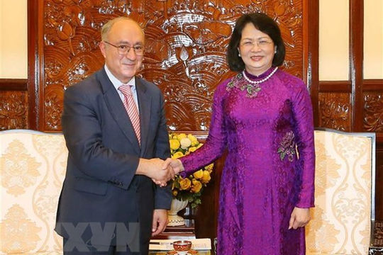 Phó Chủ tịch nước tiếp Chủ tịch Tổ chức hỗ trợ đại học thế giới Đức