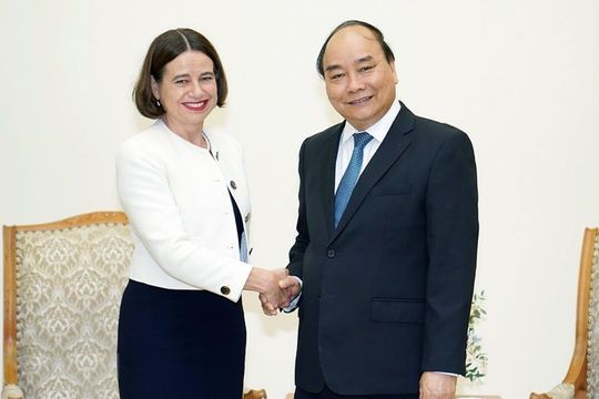 Thủ tướng Nguyễn Xuân Phúc tiếp Đại sứ Australia tại Việt Nam