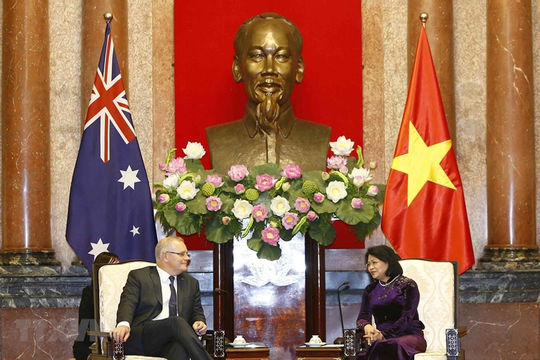 Phó Chủ tịch nước Đặng Thị Ngọc Thịnh hội kiến Thủ tướng Australia