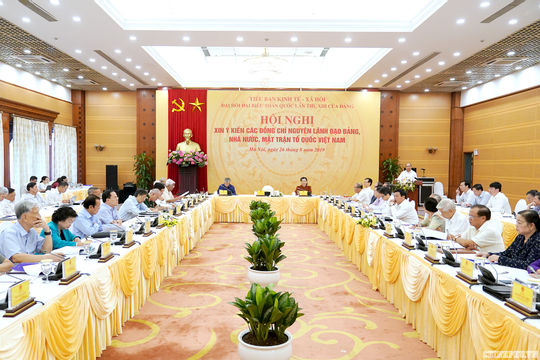 Tiểu ban Kinh tế- Xã hội xin ý kiến nguyên lãnh đạo Đảng, Nhà nước về Chiến lược kinh tế xã hội