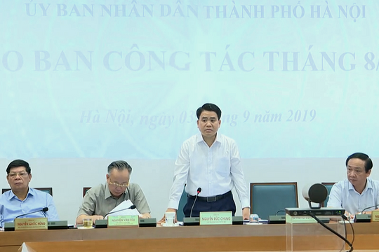 Hà Nội đảm bảo các chỉ tiêu cân đối lớn về kinh tế tháng 8/2019