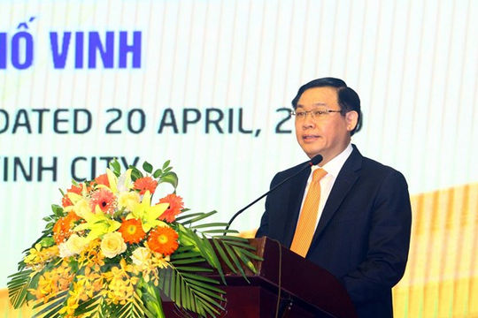 Phó Thủ tướng Vương Đình Huệ dự hội nghị phát triển Thành phố Vinh Phó Thủ tướng Vương Đình Huệ dự hội nghị phát triển Thành phố Vinh