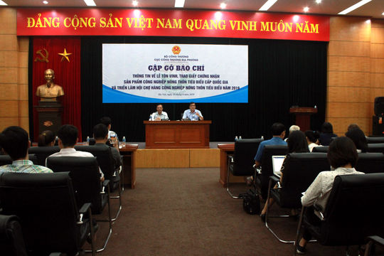 110 sản phẩm, bộ sản phẩm được công nhận sản phẩm công nghiệp nông thôn tiêu biểu cấp quốc gia 2019