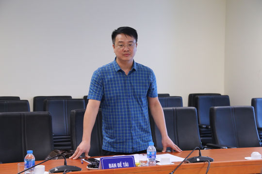 Nghiệm thu đề tài: Hoàn thiện biên bản kiểm toán ngân sách cấp huyện trong cuộc kiểm toán ngân sách địa phương