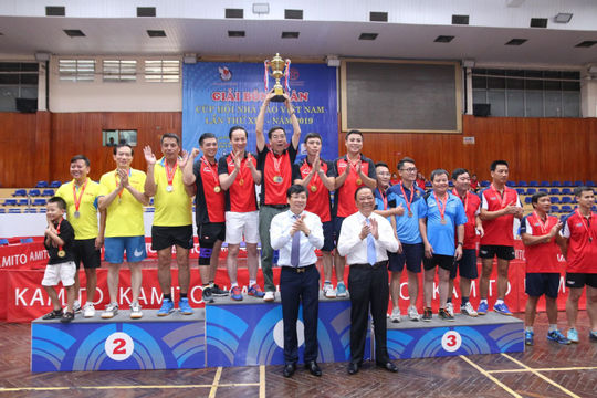 Bế mạc Giải Bóng bàn Cup Hội Nhà báo Việt Nam lần thứ XIII - năm 2019