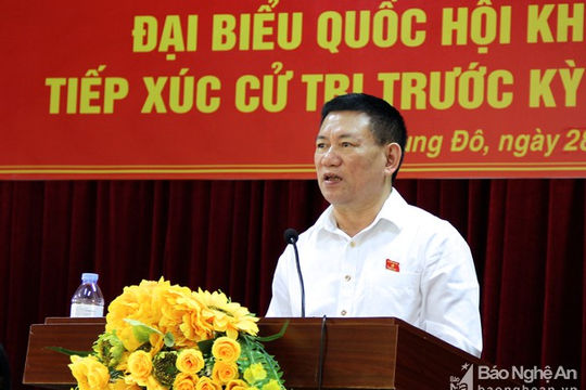 Tổng Kiểm toán Nhà nước Hồ Đức Phớc: Giám sát chặt chẽ việc xây dựng, tránh phá vỡ quy hoạch TP.Vinh