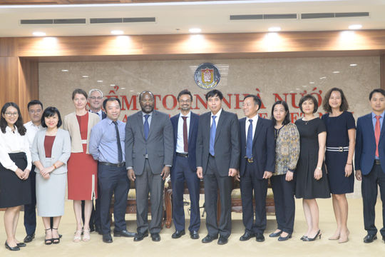 Phó Tổng Kiểm toán Nhà nước Nguyễn Tuấn Anh tiếp xã giao lãnh đạo Ngân hàng Thế giới