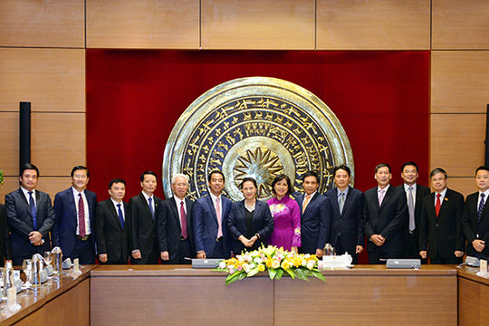 Chủ tịch Quốc hội tiếp các Trưởng cơ quan đại diện ngoại giao VN ở nước ngoài