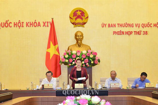 Khai mạc Phiên họp thứ 38 của Ủy ban Thường vụ Quốc hội