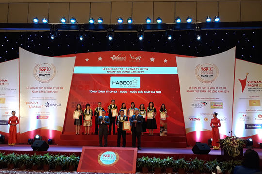 Tôn vinh doanh nghiệp có lợi nhuận tốt, uy tín năm 2019