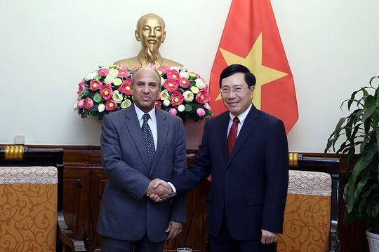 Phó Thủ tướng Phạm Bình Minh tiếp Đại sứ Lào, Saudi Arabia Phó Thủ tướng Phạm Bình Minh tiếp Đại sứ Lào, Saudi Arabia