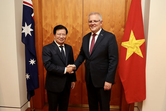 Nỗ lực thúc đẩy quan hệ Đối tác chiến lược Việt Nam-Australia Nỗ lực thúc đẩy quan hệ Đối tác chiến lược Việt Nam-Australia