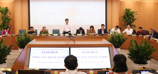 Hà Nội tập trung thực hiện các nhiệm vụ trọng tâm tháng 12/2019