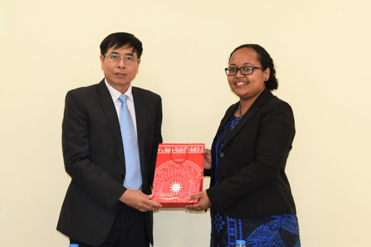 Phó Tổng Kiểm toán Nhà nước Nguyễn Tuấn Anh tiếp chuyên gia IDI