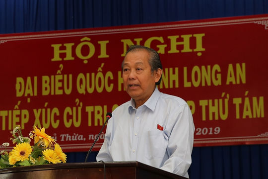 Phó Thủ tướng Thường trực tiếp xúc cử tri