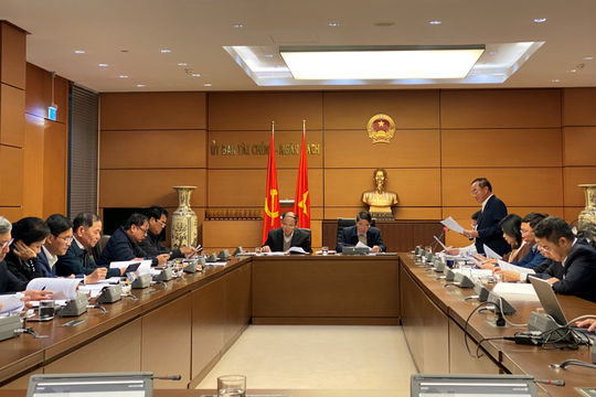 Ủy ban Tài chính – Ngân sách thẩm tra Chiến lược phát triển Kiểm toán Nhà nước đến năm 2030 và tầm nhìn đến năm 2035