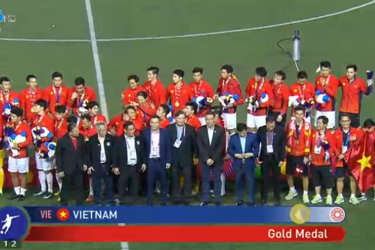 Đội tuyển U22 Việt Nam giành HCV bóng đá nam SEA Games sau 60 năm chờ đợi