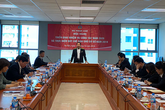 Vụ Pháp chế tổ chức Hội nghị triển khai chương trình công tác năm 2020