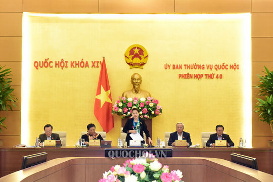 Khai mạc Phiên họp thứ 40 của Ủy ban Thường vụ Quốc hội
