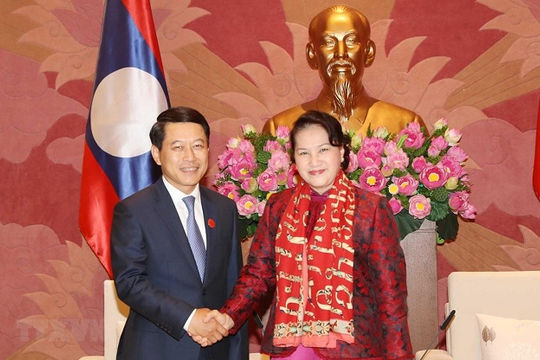 Chủ tịch Quốc hội Nguyễn Thị Kim Ngân tiếp Bộ trưởng Ngoại giao Lào Chủ tịch Quốc hội Nguyễn Thị Kim Ngân tiếp Bộ trưởng Ngoại giao Lào