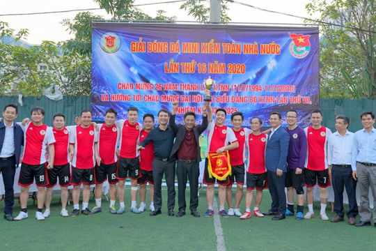 KTNN khu vực II bảo vệ thành công chức vô địch Giải bóng đá mini Kiểm toán Nhà nước