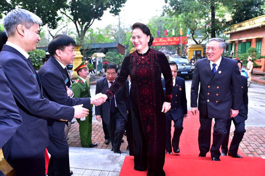 Chủ tịch Quốc hội Nguyễn Thị Kim Ngân dự Hội nghị triển khai công tác ngành Tòa án năm 2020