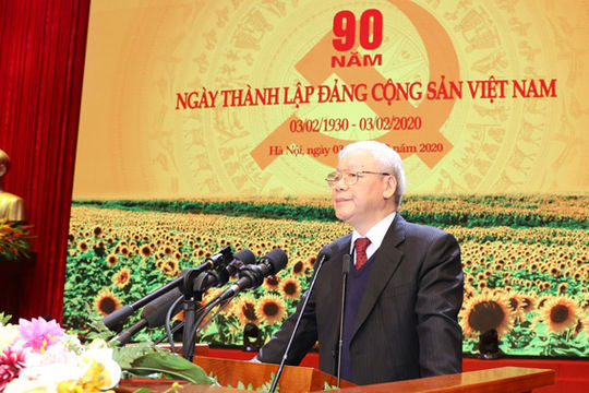 Diễn văn của Tổng Bí thư, Chủ tịch nước tại Lễ kỷ niệm 90 năm Ngày thành lập Đảng