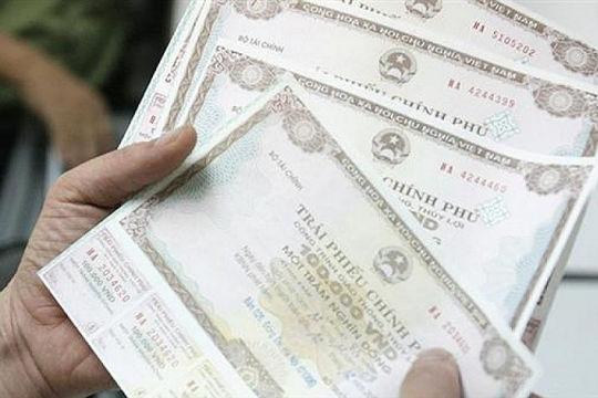 Huy động thêm 1.103 tỷ đồng trái phiếu chính phủ