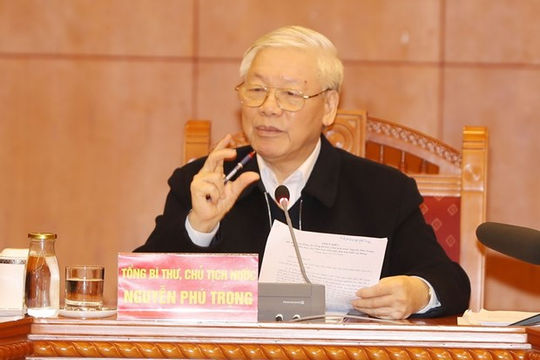 Tổng Bí thư, Chủ tịch nước chủ trì họp Tiểu ban Văn kiện Đại hội Đảng