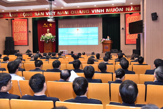 Bổ sung quy hoạch các chức danh lãnh đạo KTNN và lấy phiếu tín nhiệm bổ nhiệm lại chức danh Phó Tổng Kiểm toán Nhà nước