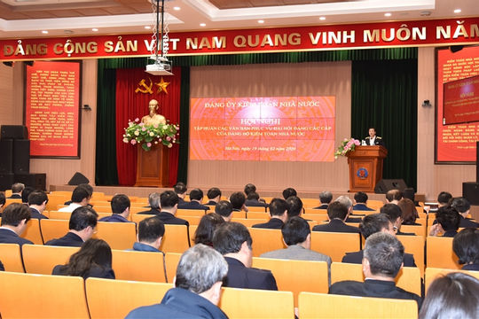 Tập huấn các văn bản phục vụ Đại hội Đảng các cấp