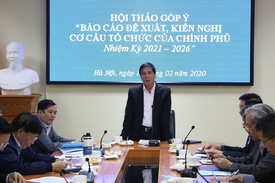 Nghiên cứu cắt giảm số lượng các bộ, cơ quan ngang bộ xuống mức phù hợp