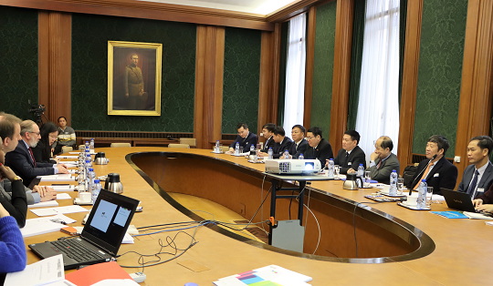 Tổng Kiểm toán Nhà nước Hồ Đức Phớc thăm và làm việc với Tòa Thẩm kế Bỉ