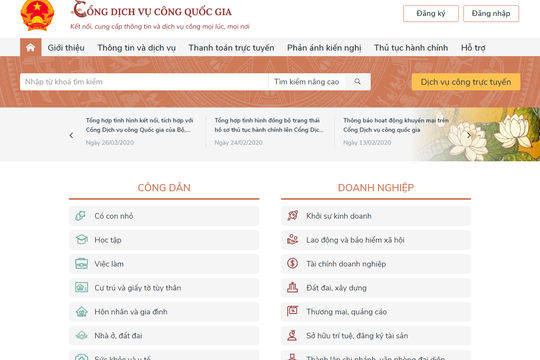 Quý II cung cấp dịch vụ công trực tuyến liên thông đăng ký khai sinh, thường trú, cấp BHYT